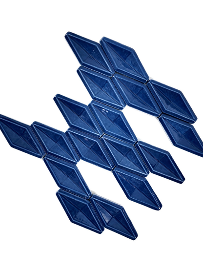 Cobalt Diamond Relief Tile