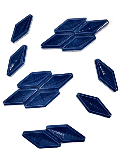 Cobalt Diamond Relief Tile