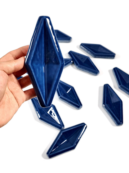 Cobalt Diamond Relief Tile