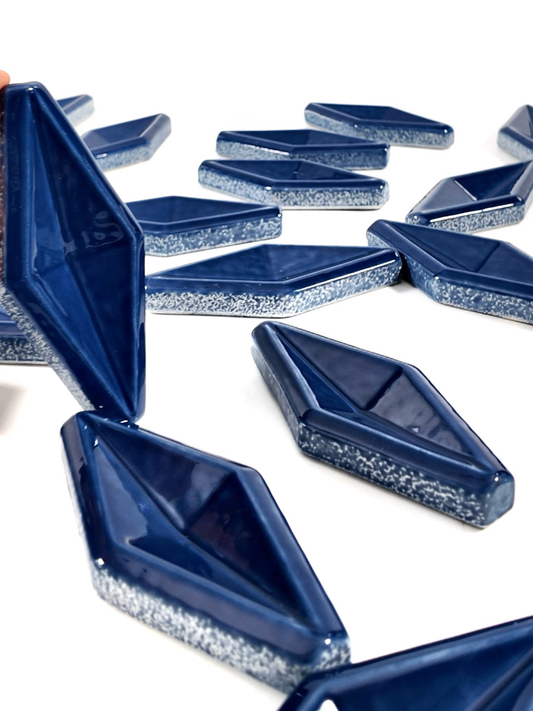 Cobalt Diamond Relief Tile