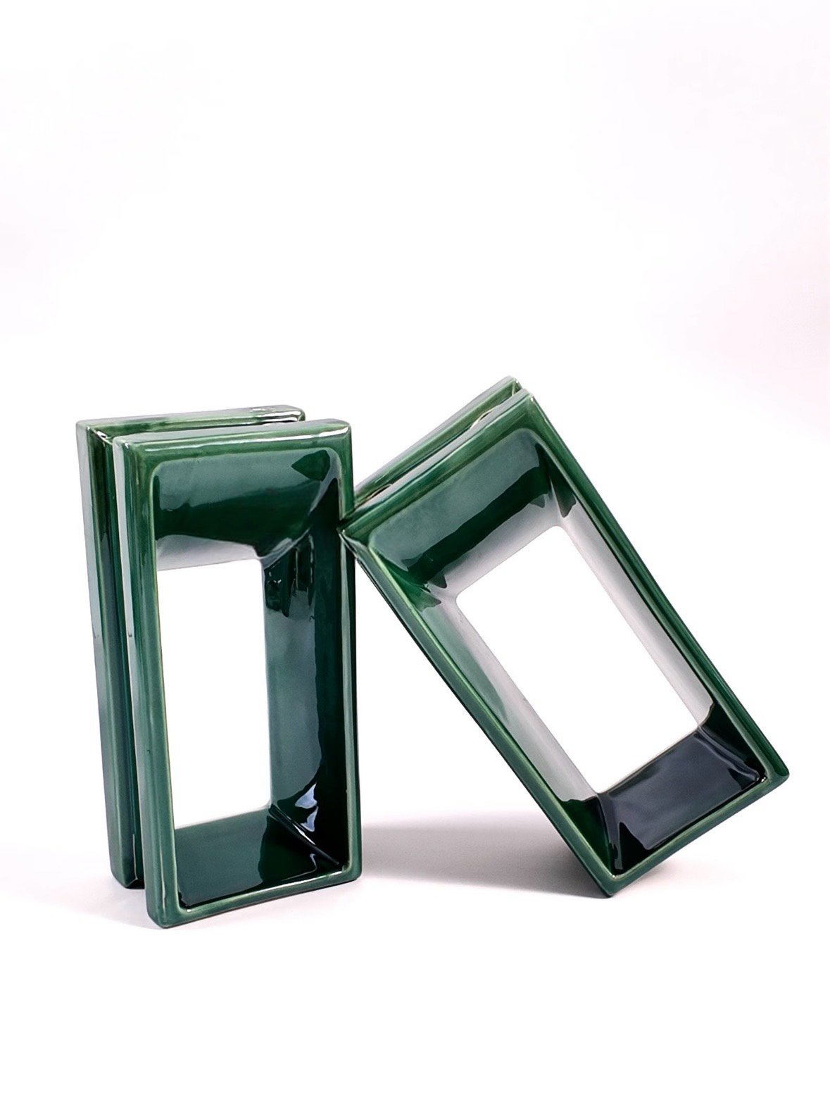 Emerald Frame Ceramic Brick Tile