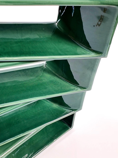 Emerald Frame Ceramic Brick Tile