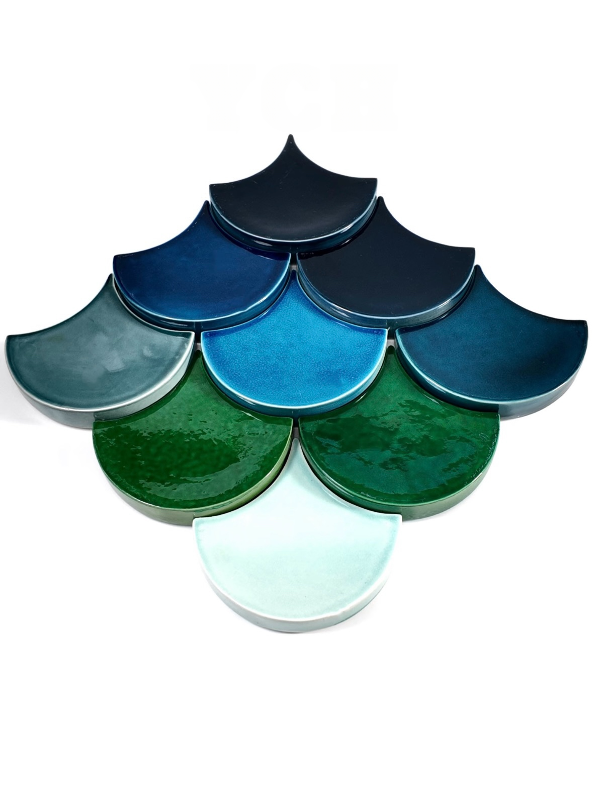 Lotus Arc Ceramic Wall Tile
