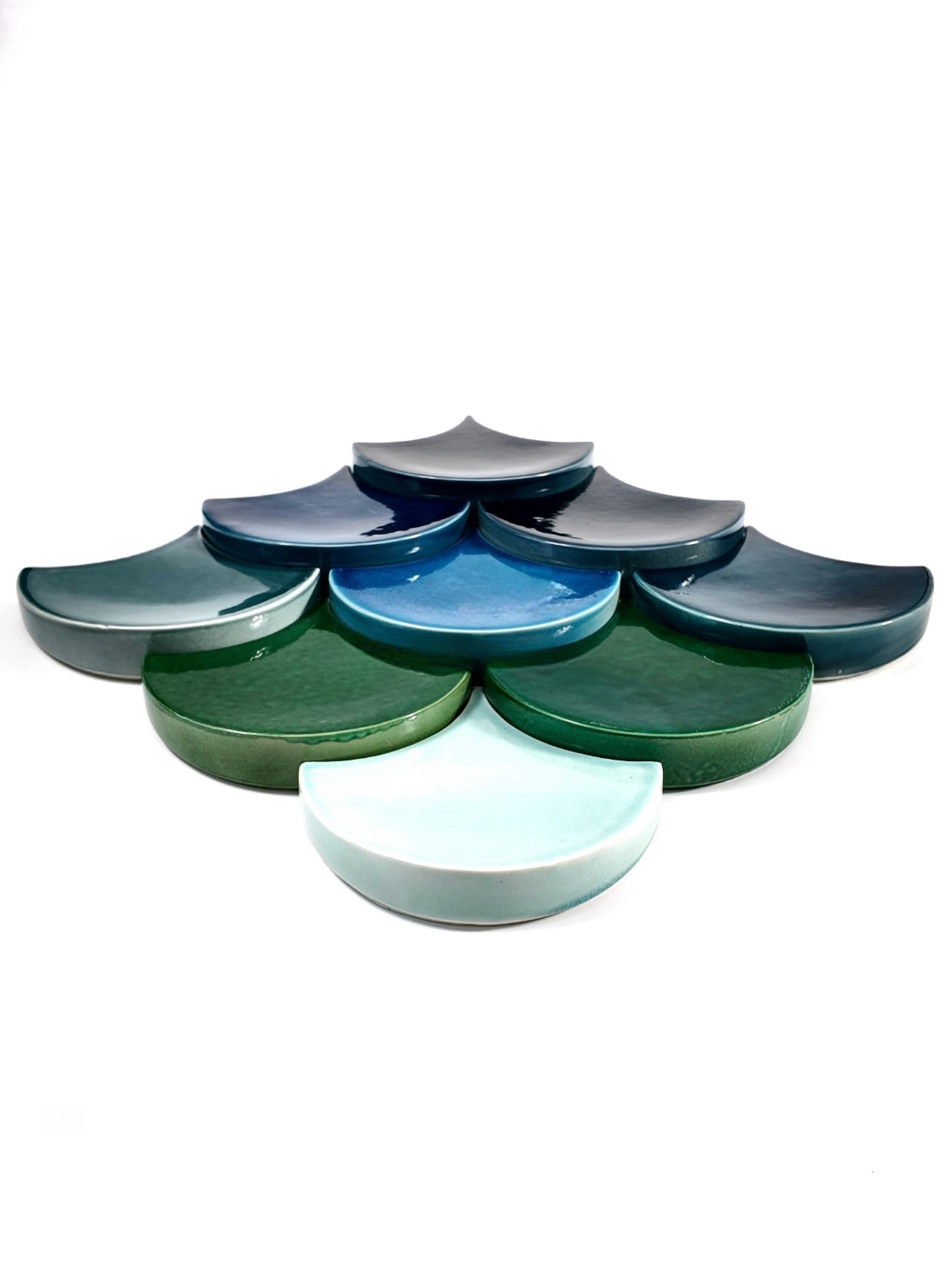 Lotus Arc Ceramic Wall Tile