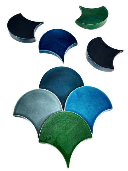 Lotus Arc Ceramic Wall Tile
