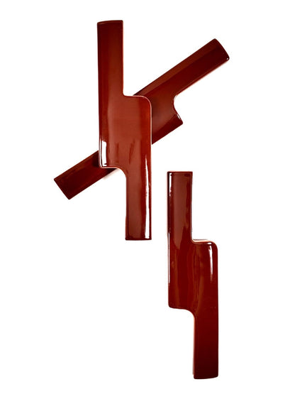 Vermilion Offset Ceramic Wall Tile
