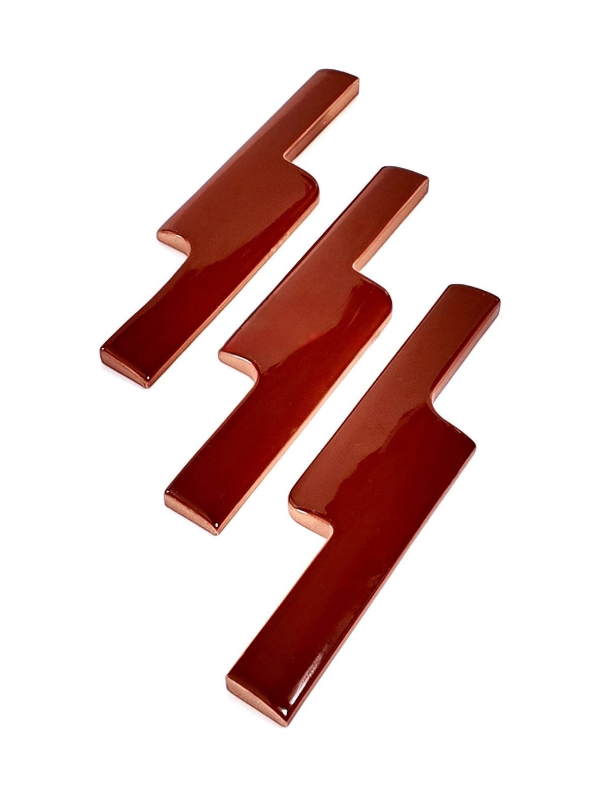 Vermilion Offset Ceramic Wall Tile