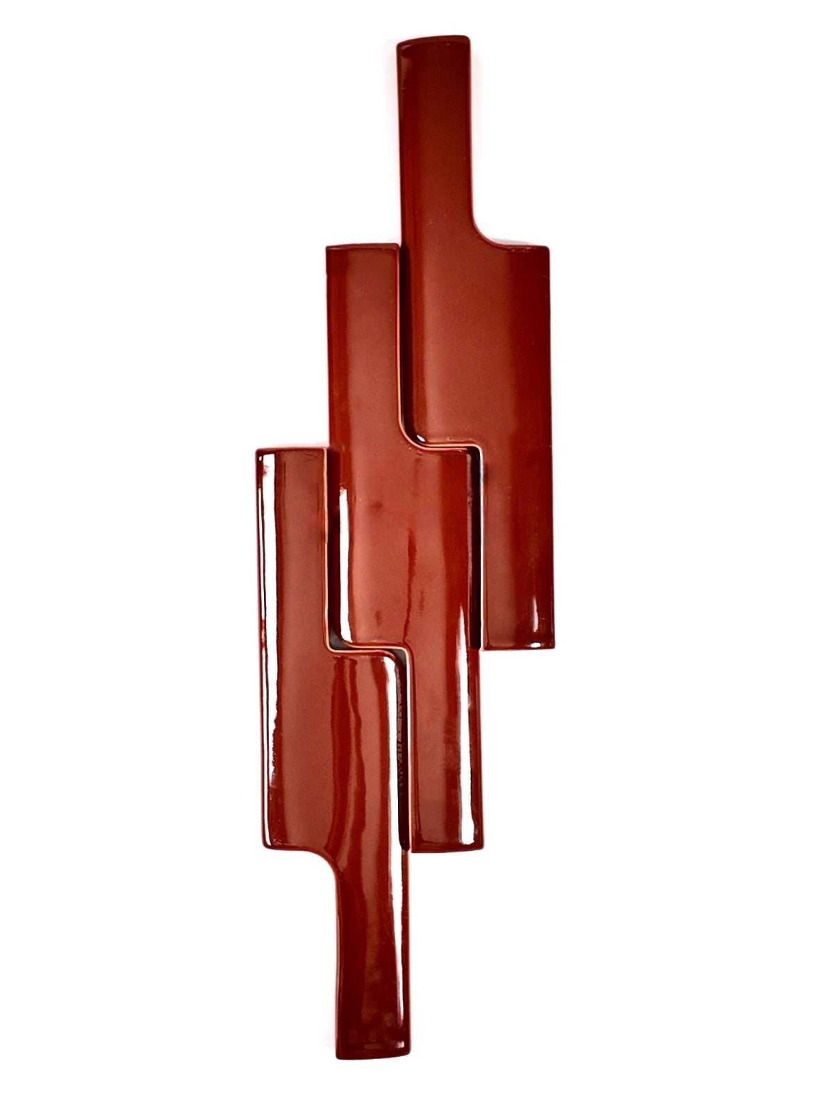 Vermilion Offset Ceramic Wall Tile