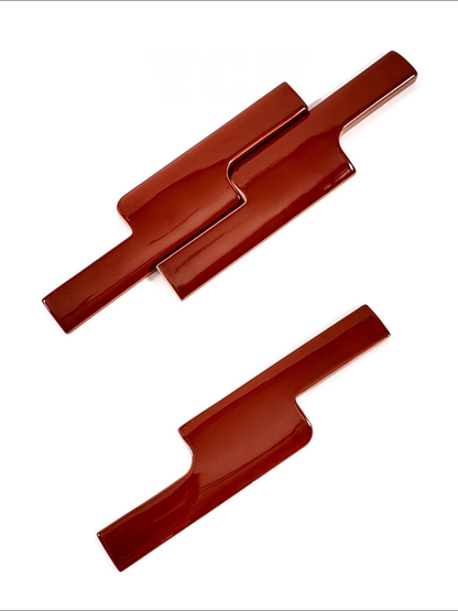 Vermilion Offset Ceramic Wall Tile