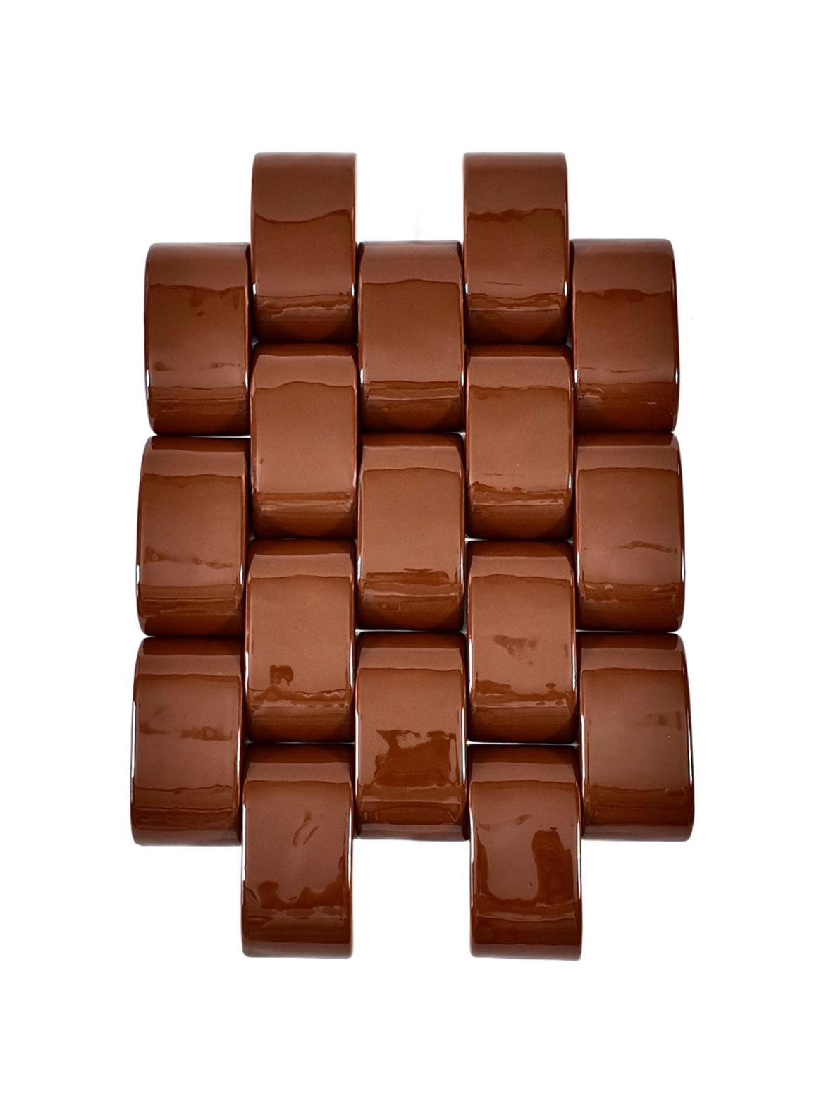 Cocoa Curve Ceramic Wall Tile