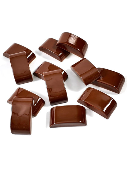 Cocoa Curve Ceramic Wall Tile