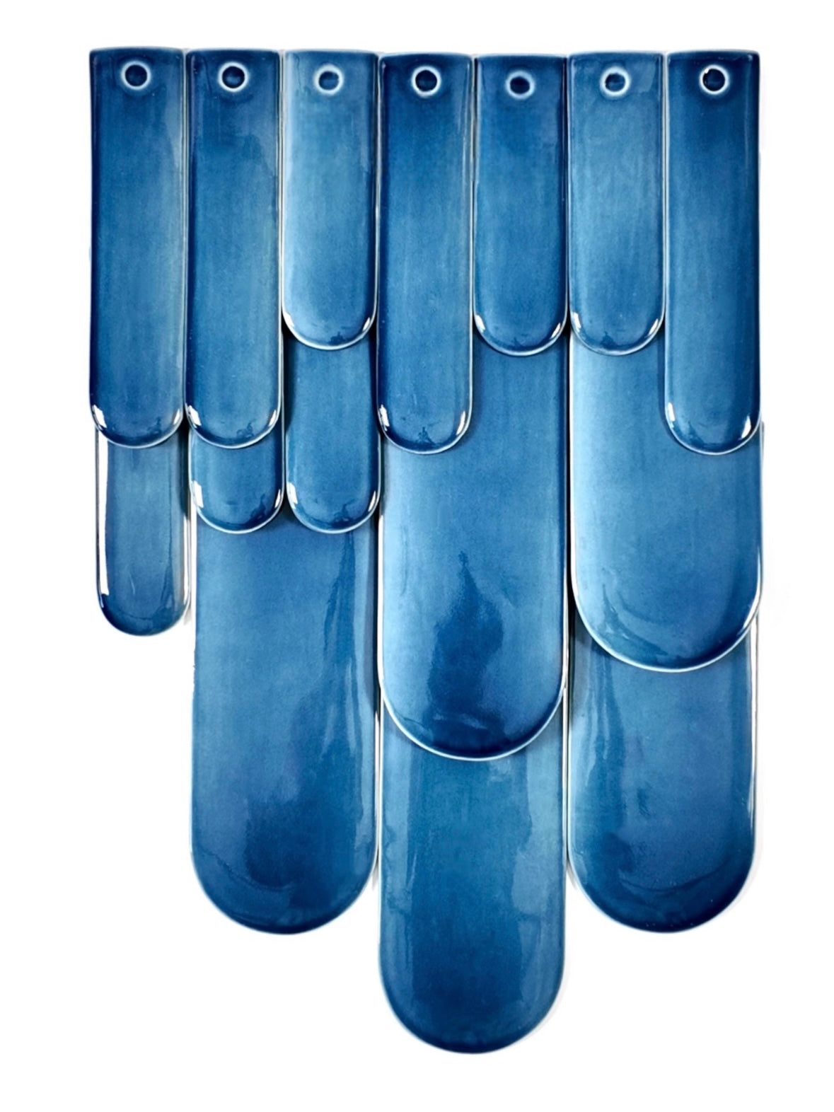 Blue Droplet Ceramic Wall Tile