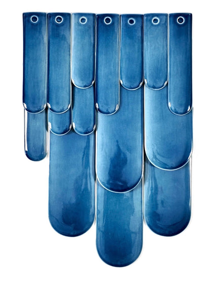 Blue Droplet Ceramic Wall Tile