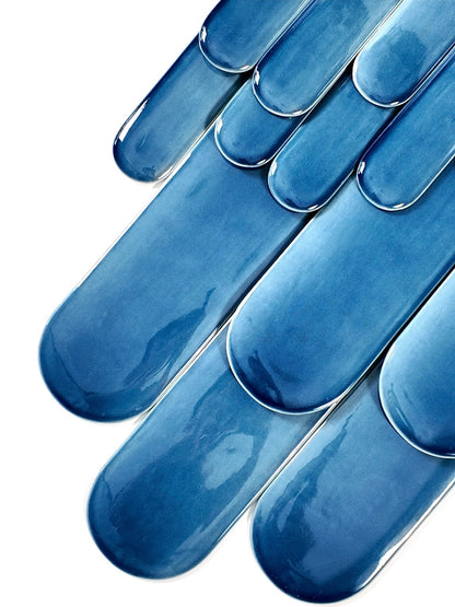Blue Droplet Ceramic Wall Tile