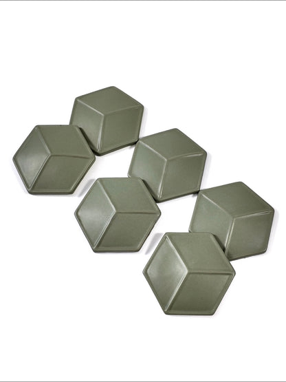 Facet Hexagon Ceramic Tile