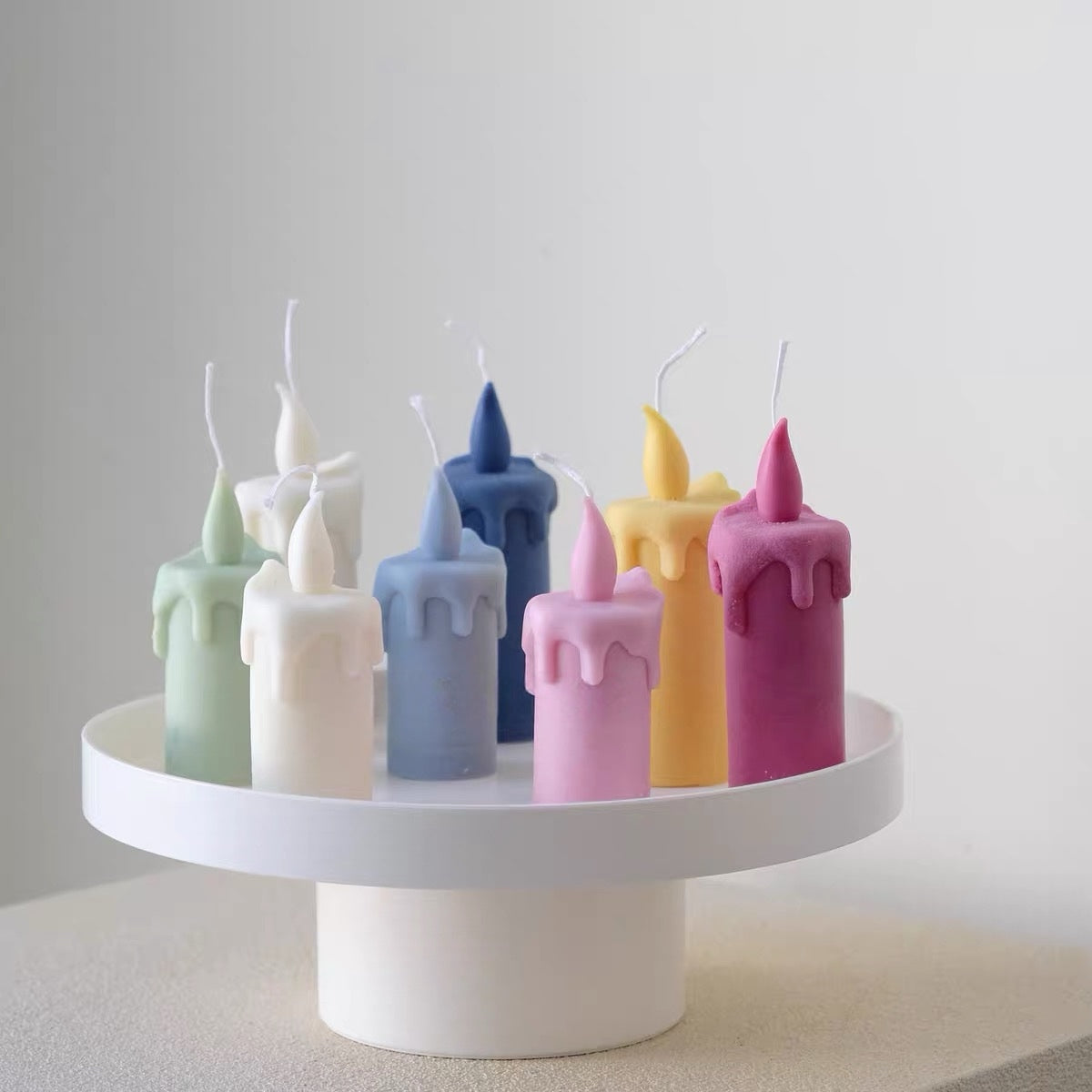 Melted Flame Candles