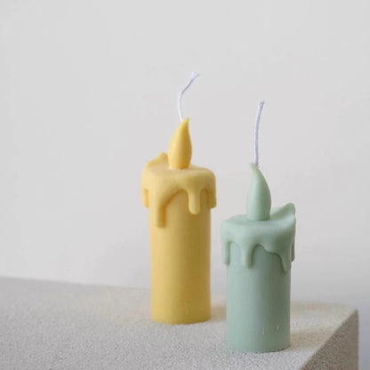 Melted Flame Candles