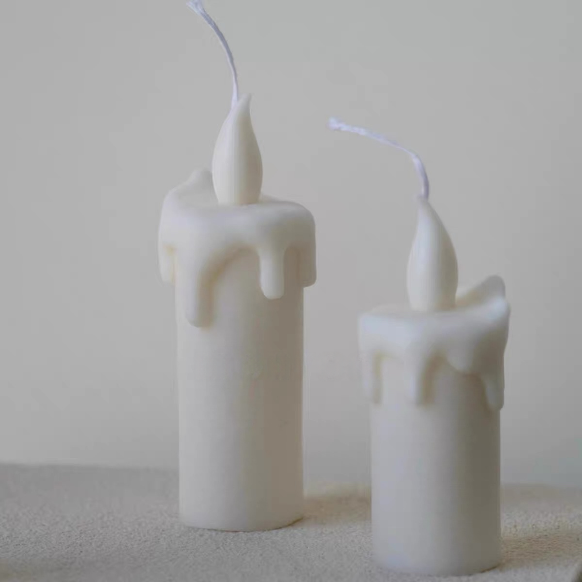 Melted Flame Candles