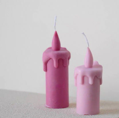 Melted Flame Candles