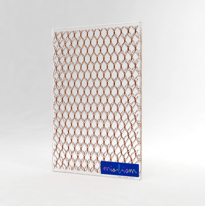 Metallic Mesh Resin Glass Collection