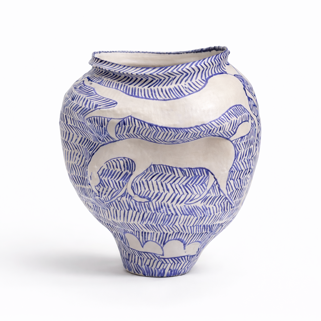 Cloudline Creature Sculptural Vase IV