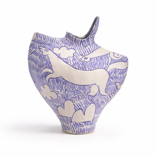 Cloudline Creature Sculptural Vase III