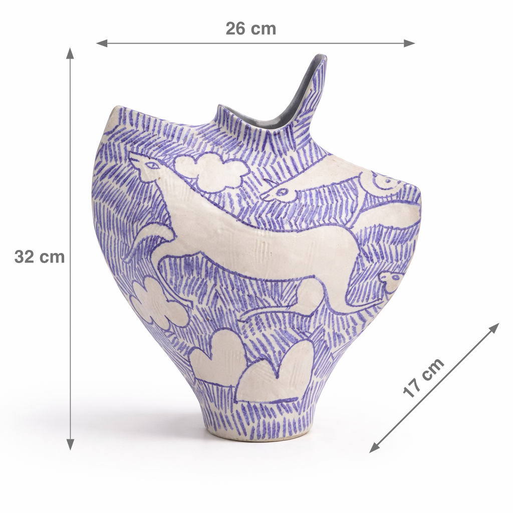 Cloudline Creature Sculptural Vase III